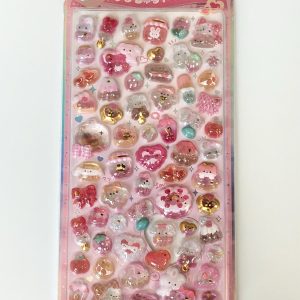 G4-G5 hard gel pop seal sticker sheet (Left - pink G4) - Image 2