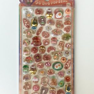 G8-G9 hard gel pop seal sticker sheet (Right - pink G9) - Image 2