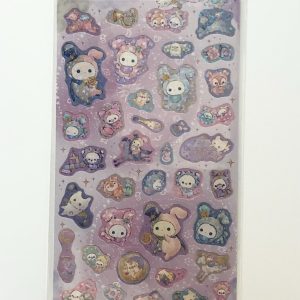 Alternative view of G12-G13 2025 Sentimental Circus sticker sheet (Left - purple G12)