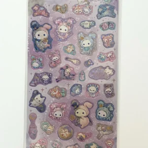 Alternative view of G12-G13 2025 Sentimental Circus sticker sheet (Right - white G13)