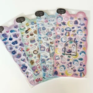 G27-G30 gel glitter sticker sheets (my bird G28)