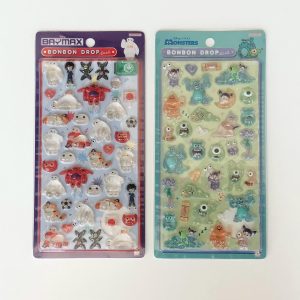 G43-G44 hard gel movie bonbon drop seal sticker sheet (Left - BH6 G43)