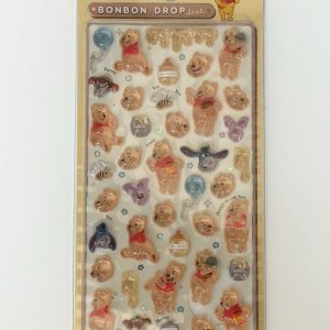 G42 hard gel winnie the pooh bonbon drop seal sticker sheet