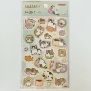 G49-G50 cat sticker sheet (Left - green G49) - Image 2