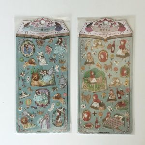 G51-G52 fairytales sticker sheet with gold accents (Left-Wizardof oz G51)