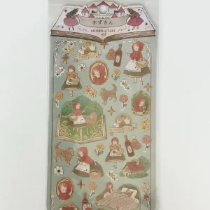G51-G52 fairytales sticker sheet with gold accents (Right-RidingHood G52) - Image 3
