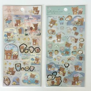 G14-G15 2025 Rilakkuma sticker sheet (Left - white G14)