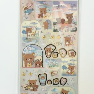 G14-G15 2025 Rilakkuma sticker sheet (Left - white G14) - Image 2
