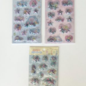 G36-G38 2025 Sumikko plastic stickers with glitter (Top Left - blue G36)