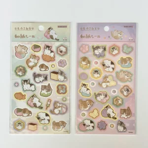 G49-G50 cat sticker sheet (Left - green G49)