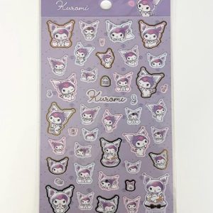 D94-D95 2024 sanrio sticker sheet (Left - kuromi D94) - Image 2