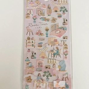 B312.5-B316.5 Room Tour seal sticker sheet (B313.5 retro modern) - Image 4
