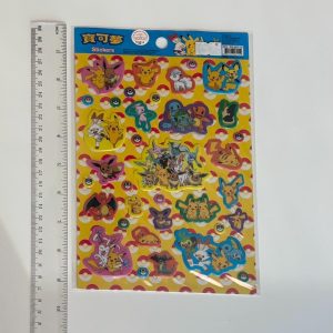 F Puffy Pokemon sticker sheet