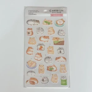 C98.5 Cherish sticker sheet (Hamster) - Image 2