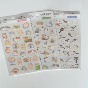 C98.5 Cherish sticker sheet (Hamster)