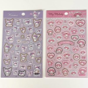 D94-D95 2024 sanrio sticker sheet (Left - kuromi D94)
