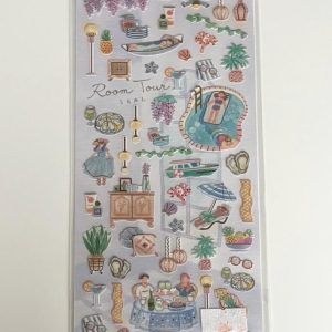 B312.5-B316.5 Room Tour seal sticker sheet (B313.5 retro modern) - Image 5