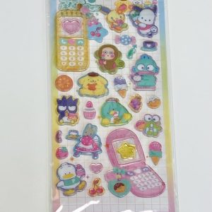 Alternative view of A238-A241 glitter gel sticker sheet (kuromi A241)