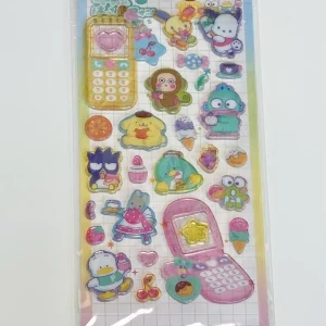 Alternative view of A238-A241 glitter gel sticker sheet