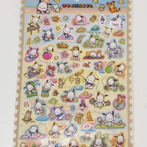 D 2018 Pochacco large sticker sheet
