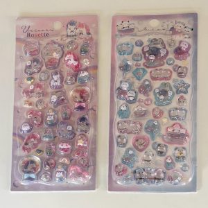 A227-A228 3d gel sticker sheet (Right - panda A228)