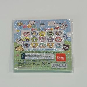 H10 2025 Tama and friends x Sanrio plastic gel 3d stickers (Left - blue) - Image 3
