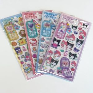A238-A241 glitter gel sticker sheet (kuromi A241)
