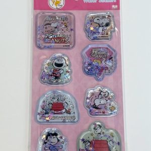 A242 2025 peanuts water sticker sheet