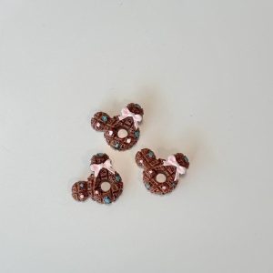 Minnie Mouse Donut Flatback Embellishments #119