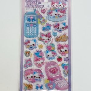A260-A261 glitter gel sticker sheet (Left - purple A260) - Image 2