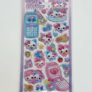 A260-A261 glitter gel sticker sheet - Image 2