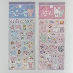 A264-A265 Kira Fuchi seal sticker sheet