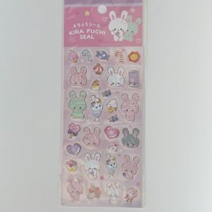 A264-A265 Kira Fuchi seal sticker sheet (Left - blue A264) - Image 3