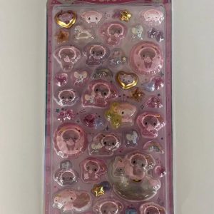 A287-A288 Sanrio hard gel pop seal sticker sheet (Left - melody A288) - Image 2