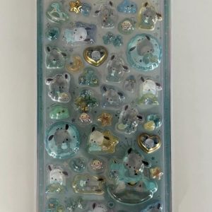 A285-A286 Sanrio hard gel pop seal sticker sheet (Left - pochacco A285) - Image 2