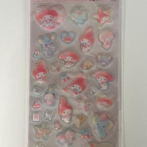 A279-A280 2025 jelly sanrio sticker sheet (Left - melody A279) - Image 2