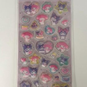 A279-A280 2025 jelly sanrio sticker sheet (Left - melody A279) - Image 3