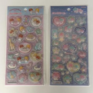 A281-A282 2025 jelly sanrio sticker sheet (Left - pink A282)