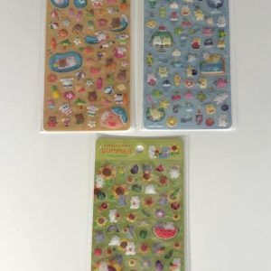 A276-A278 Waku Waku Summer Jewel sticker sheet (blue A277)