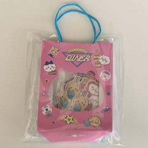 H18 Chiikawa diner bag sticker flakes (Right - purple) - Image 2