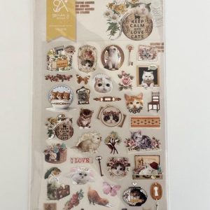 A300 Sonia J. design cat sticker sheet