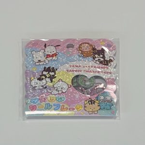 H10 2025 Tama and friends x Sanrio plastic gel 3d stickers (Left - blue) - Image 4