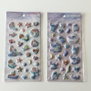 A295-A296 Disney puffy holo sticker sheet (Right - stitch A296)