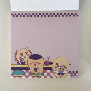 U13 Chiikawa Diner large memo (Right - blue+pink) - Image 3