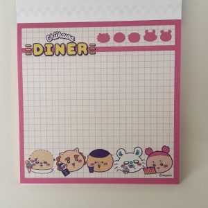U13 Chiikawa Diner large memo (Right - blue+pink) - Image 4