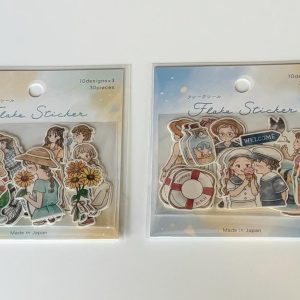 vacation sticker flakes (Left - sunflower)