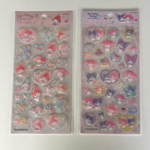 A279-A280 2025 jelly sanrio sticker sheet (Left - melody A279)