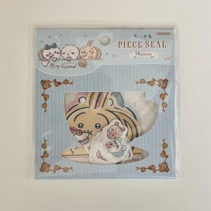 H18 Chiikawa wonder tea time piece seal sticker flakes