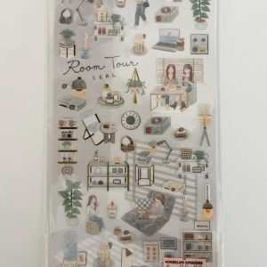 A301 Room tour seal sticker sheet