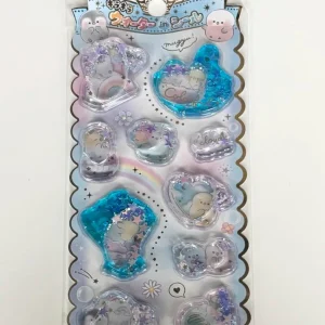 Alternative view of A305-A307 water and glitter 3d sticker sheet